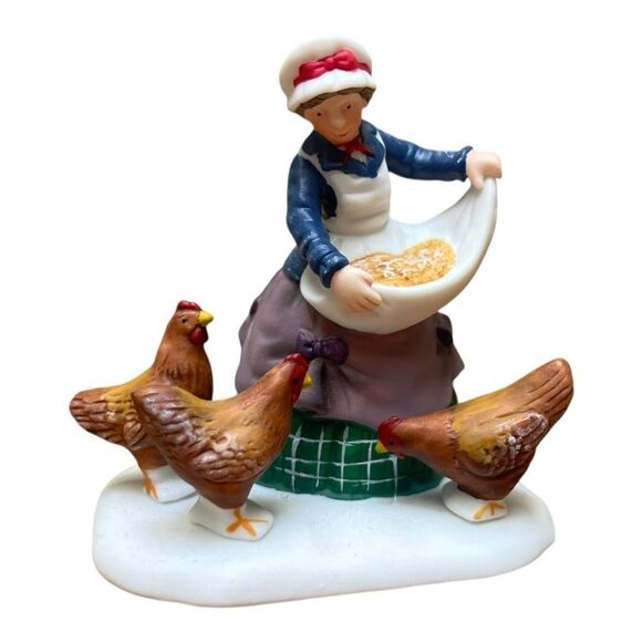 Dept 56 Twelve Days of Christmas Dickens Village III Three French Hens 58378 - Picture 5 of 7